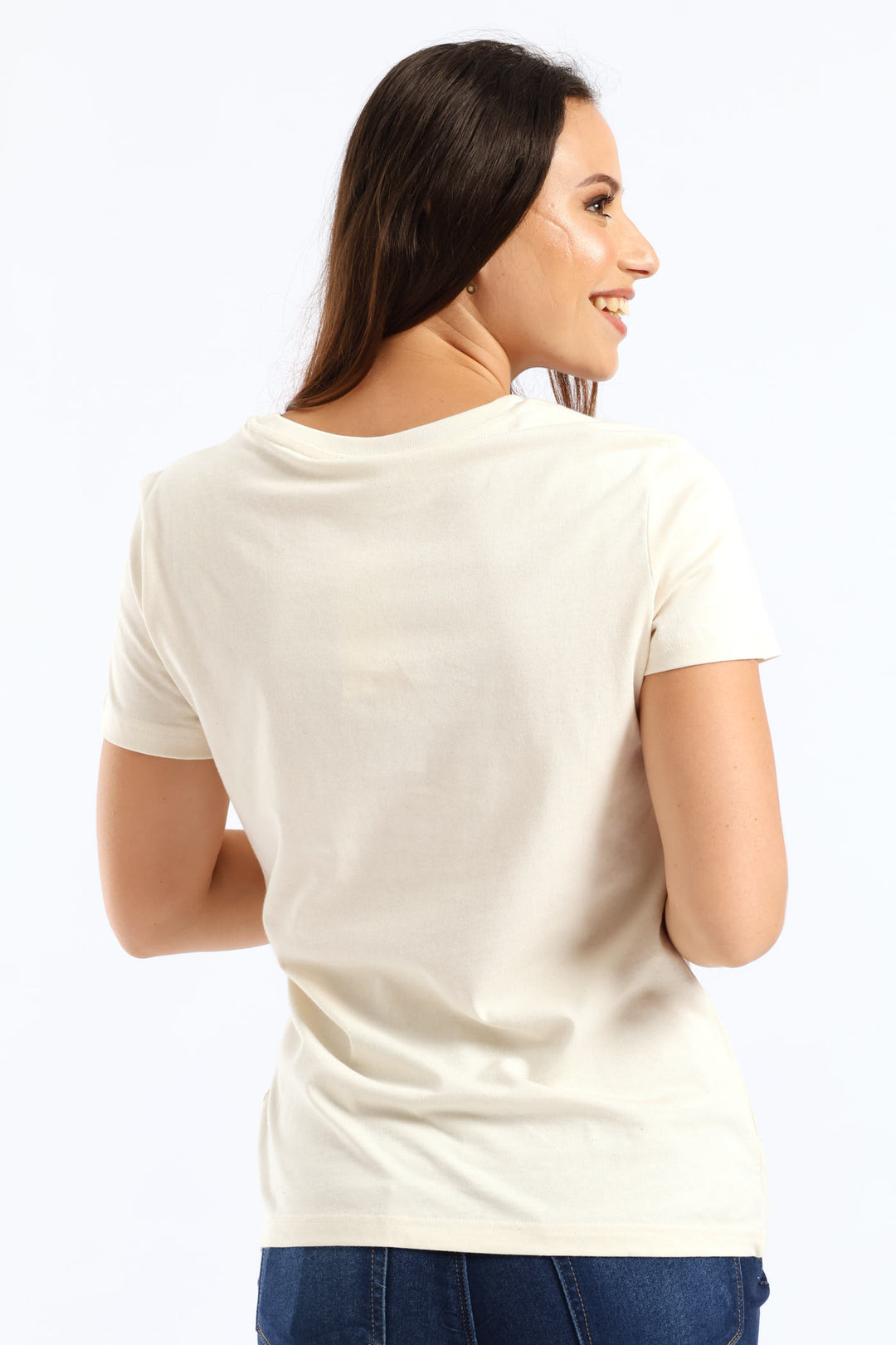 Essential Elevated Tee - Cream