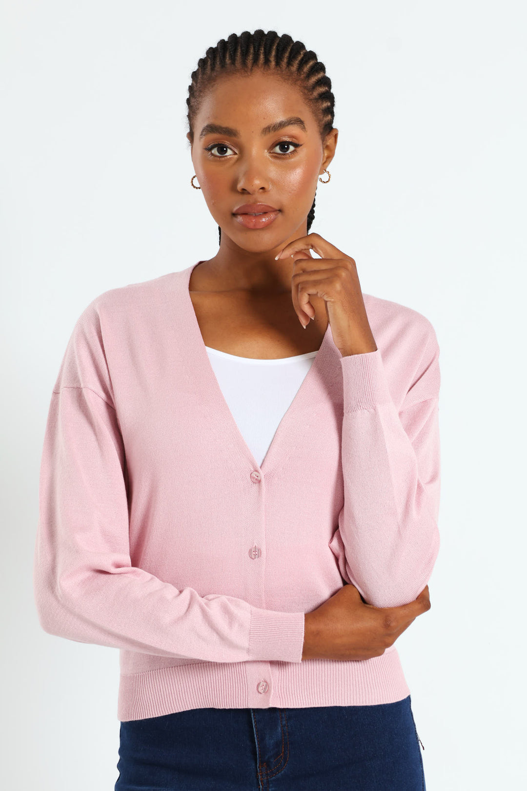 Classic Cardi - Blush