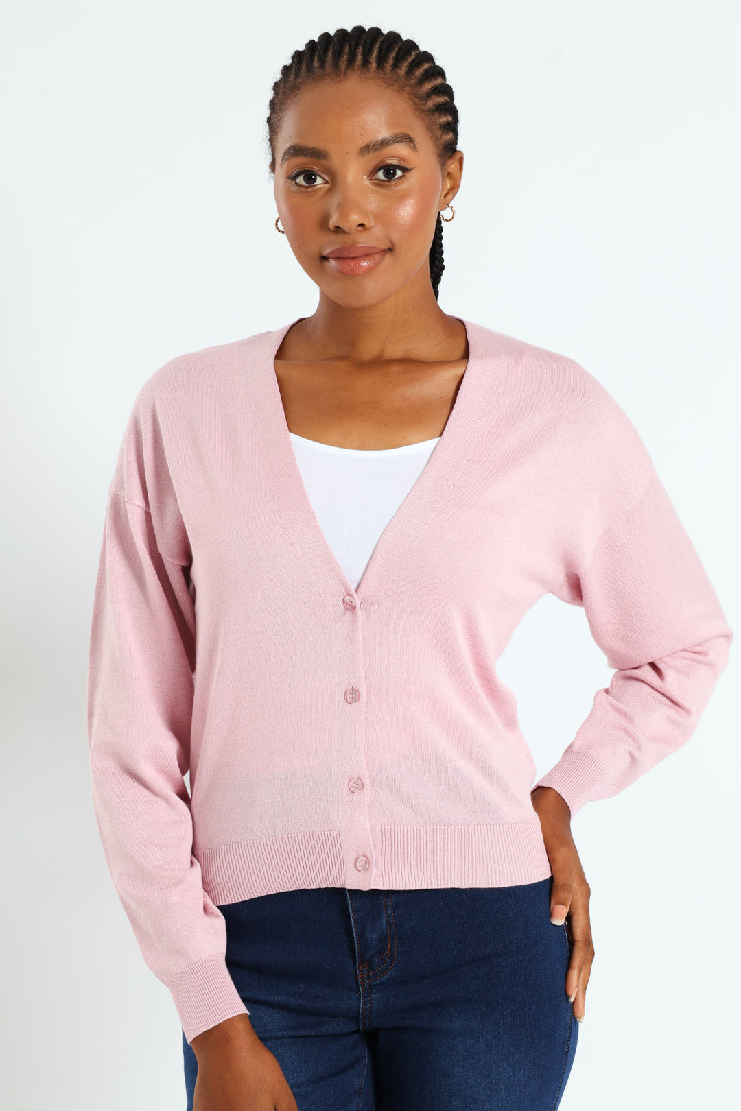 Classic Cardi - Blush