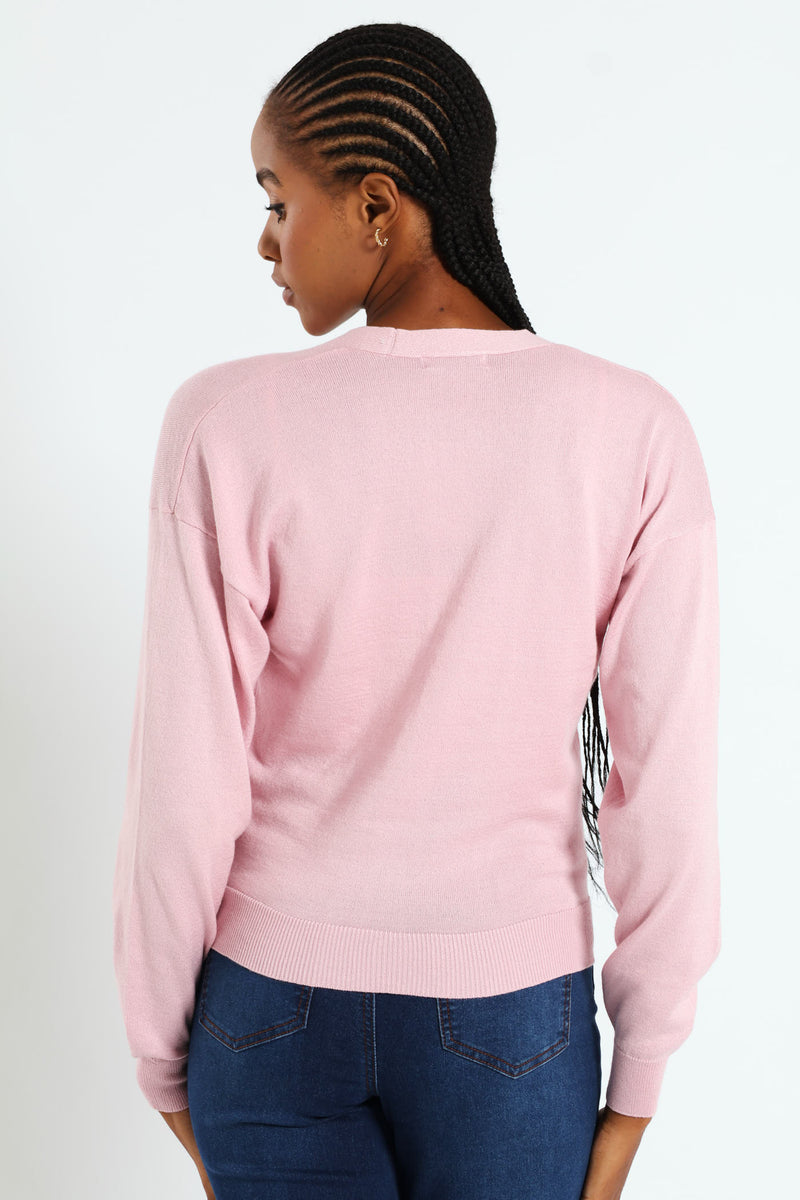 Classic Cardi - Blush