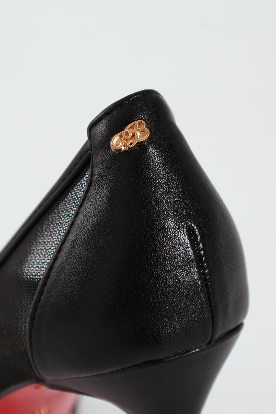 Lola 46 Mesh Court Stiletto - Black