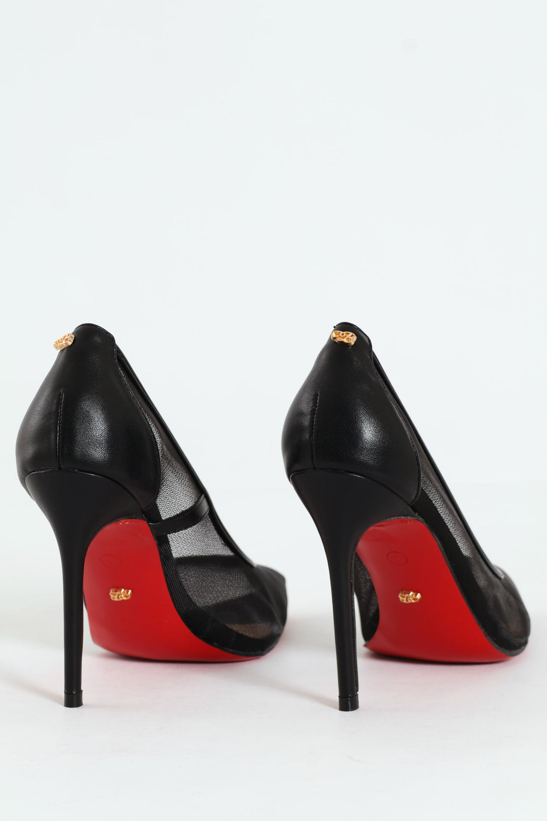 Lola 46 Mesh Court Stiletto - Black