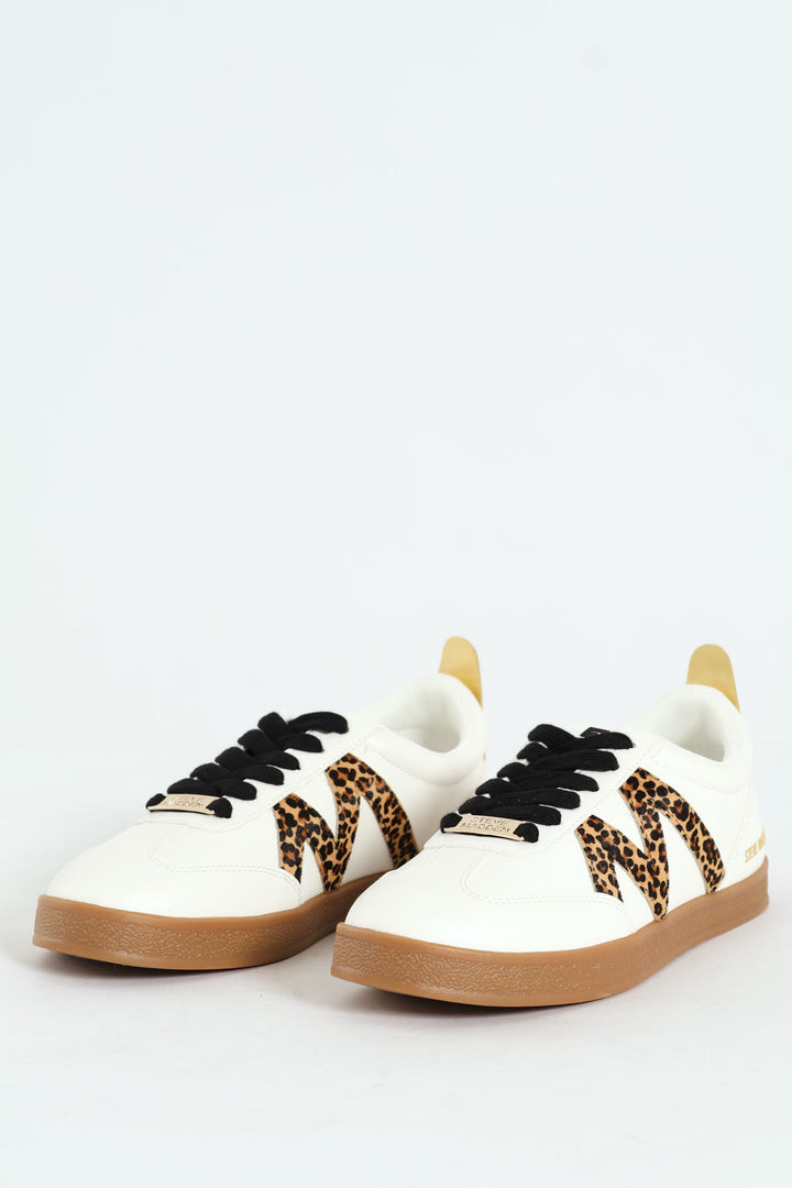 Degree Lace Up Court Sneaker - White