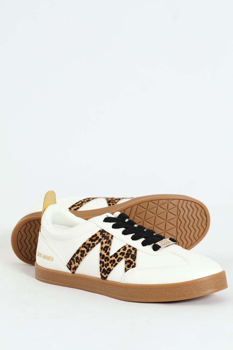 Degree Lace Up Court Sneaker - White