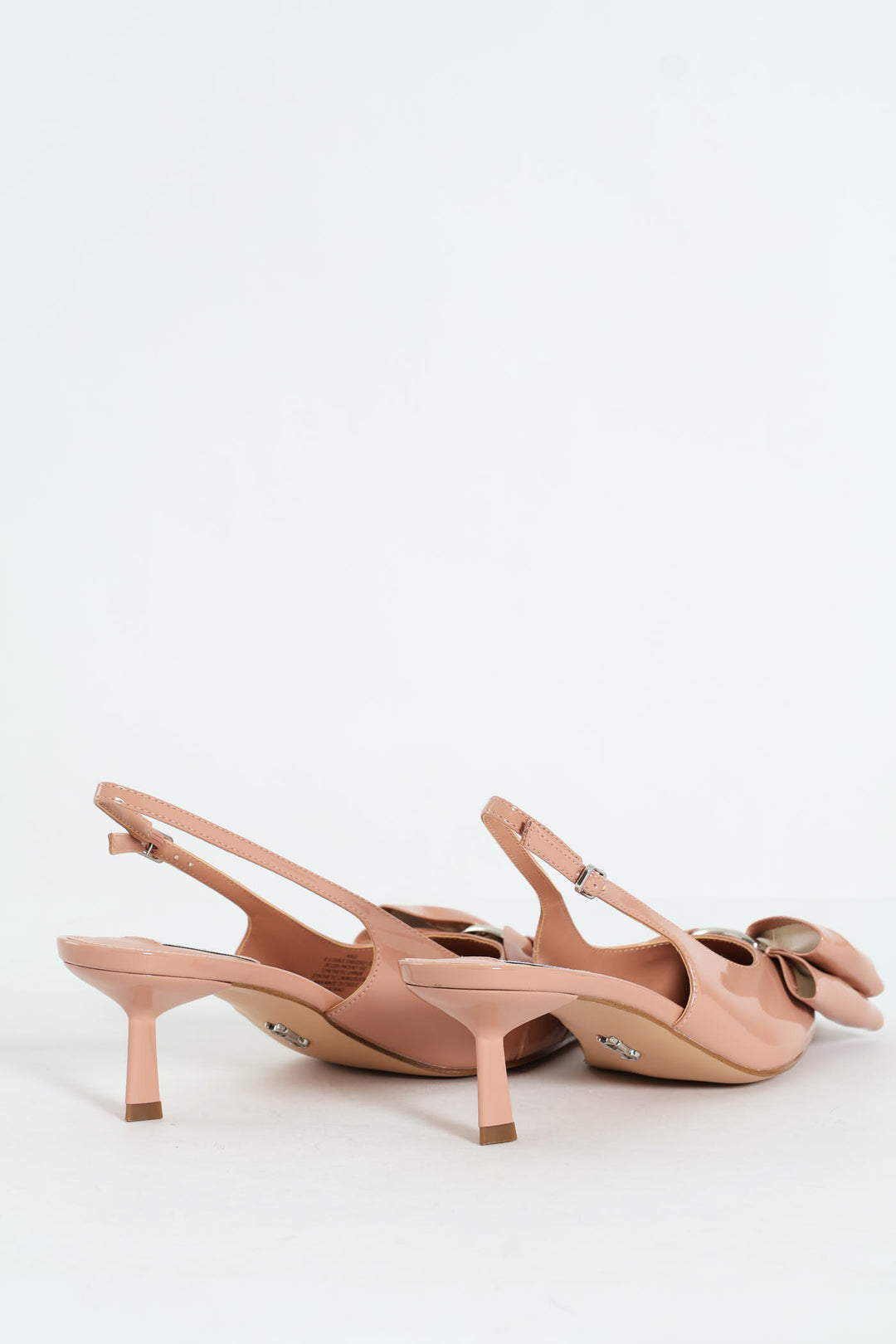 Kaci Kitten Heel Slingback With Bow - Blush