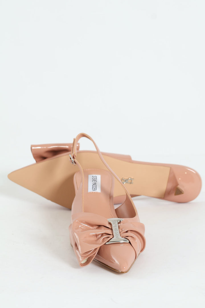 Kaci Kitten Heel Slingback With Bow - Blush