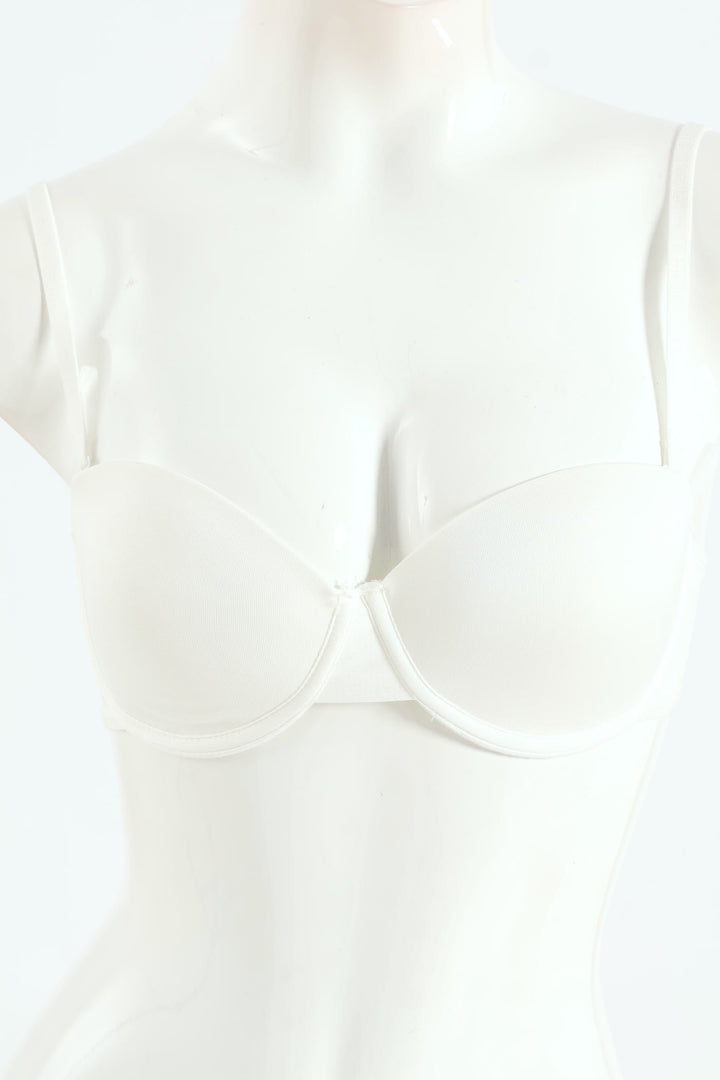 2 Pack Microfibre Multiway Bra - Mocha/Off White