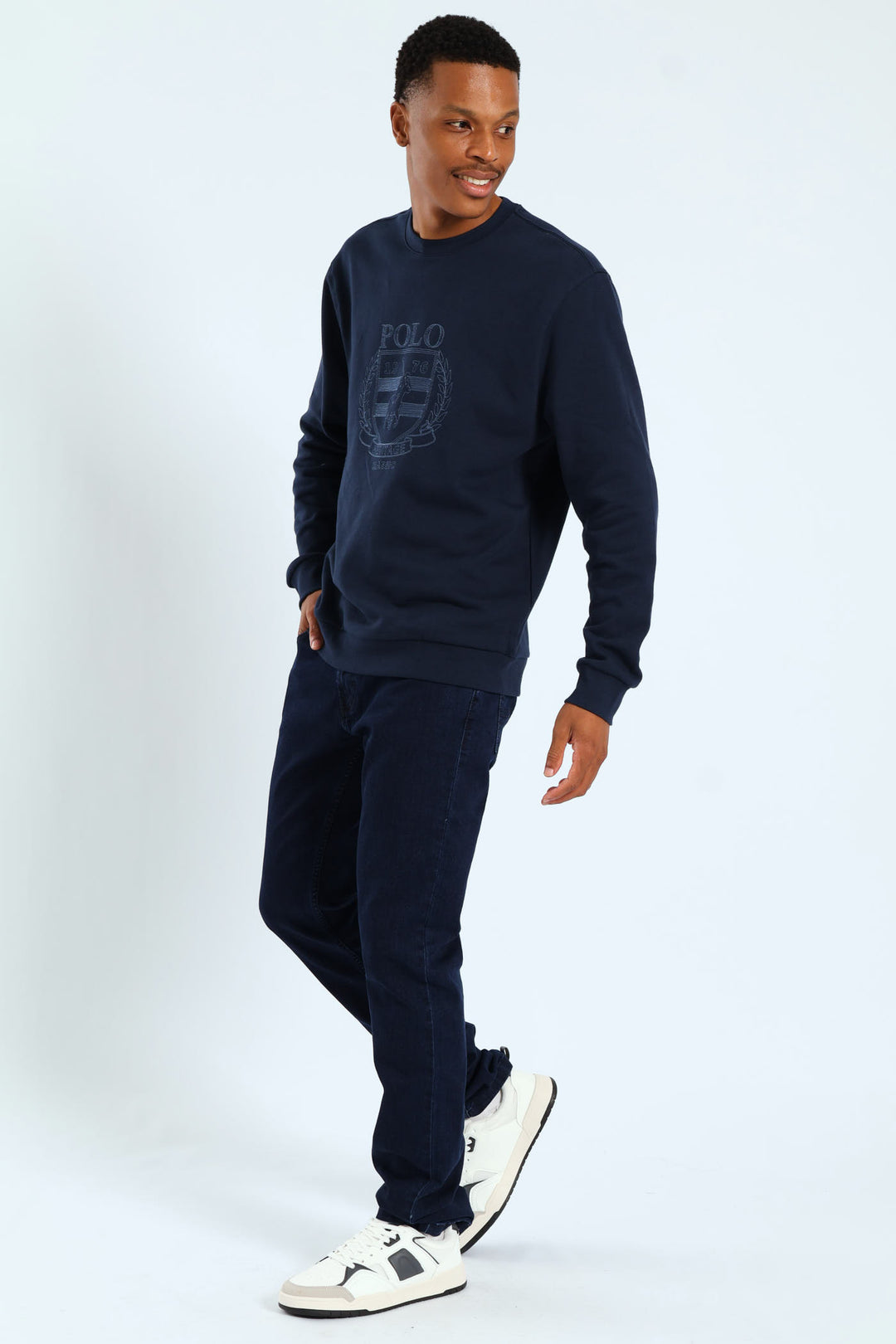 Simon Straight Leg Denim - Blue/Black