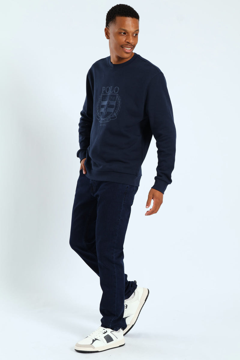 Simon Straight Leg Denim - Blue/Black