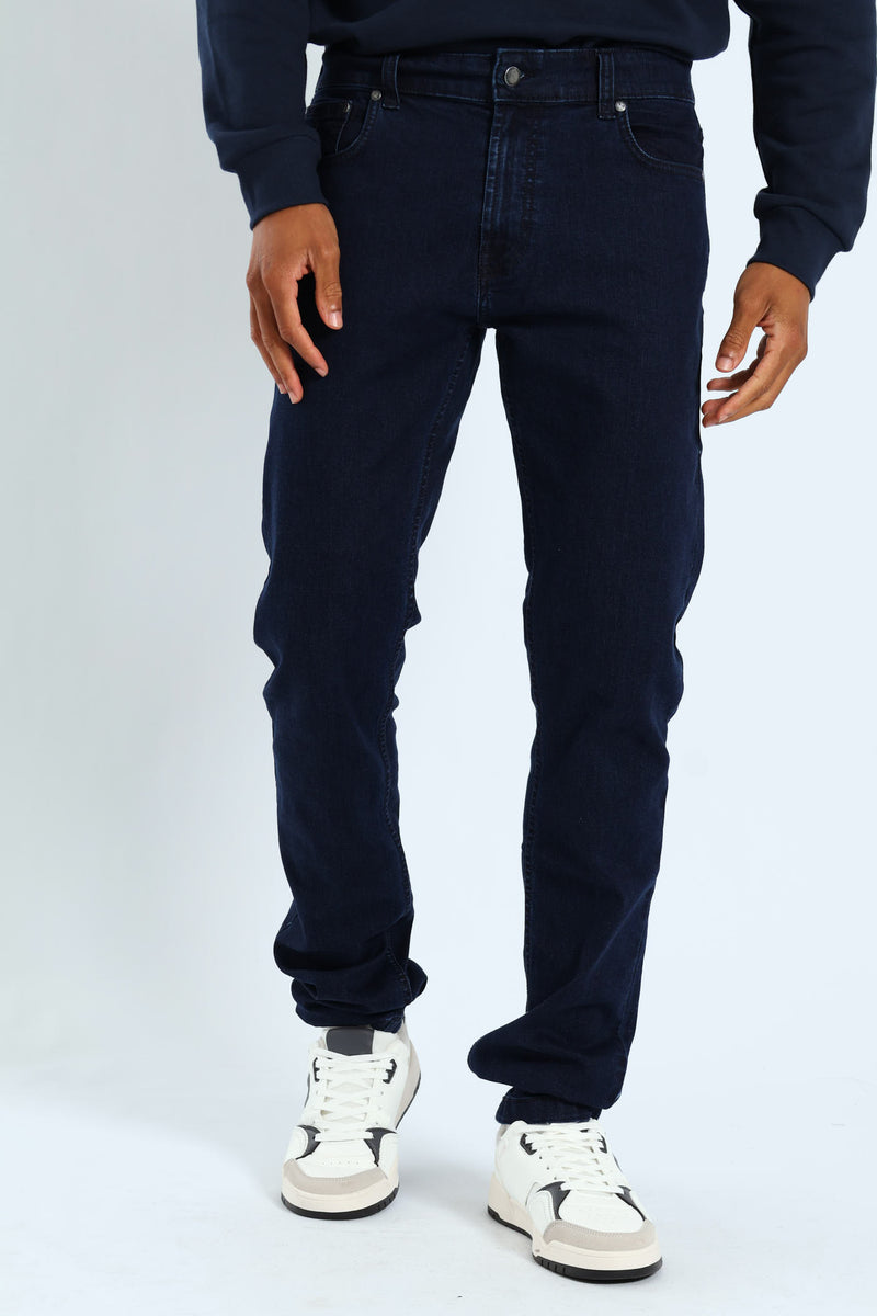 Simon Straight Leg Denim - Blue/Black