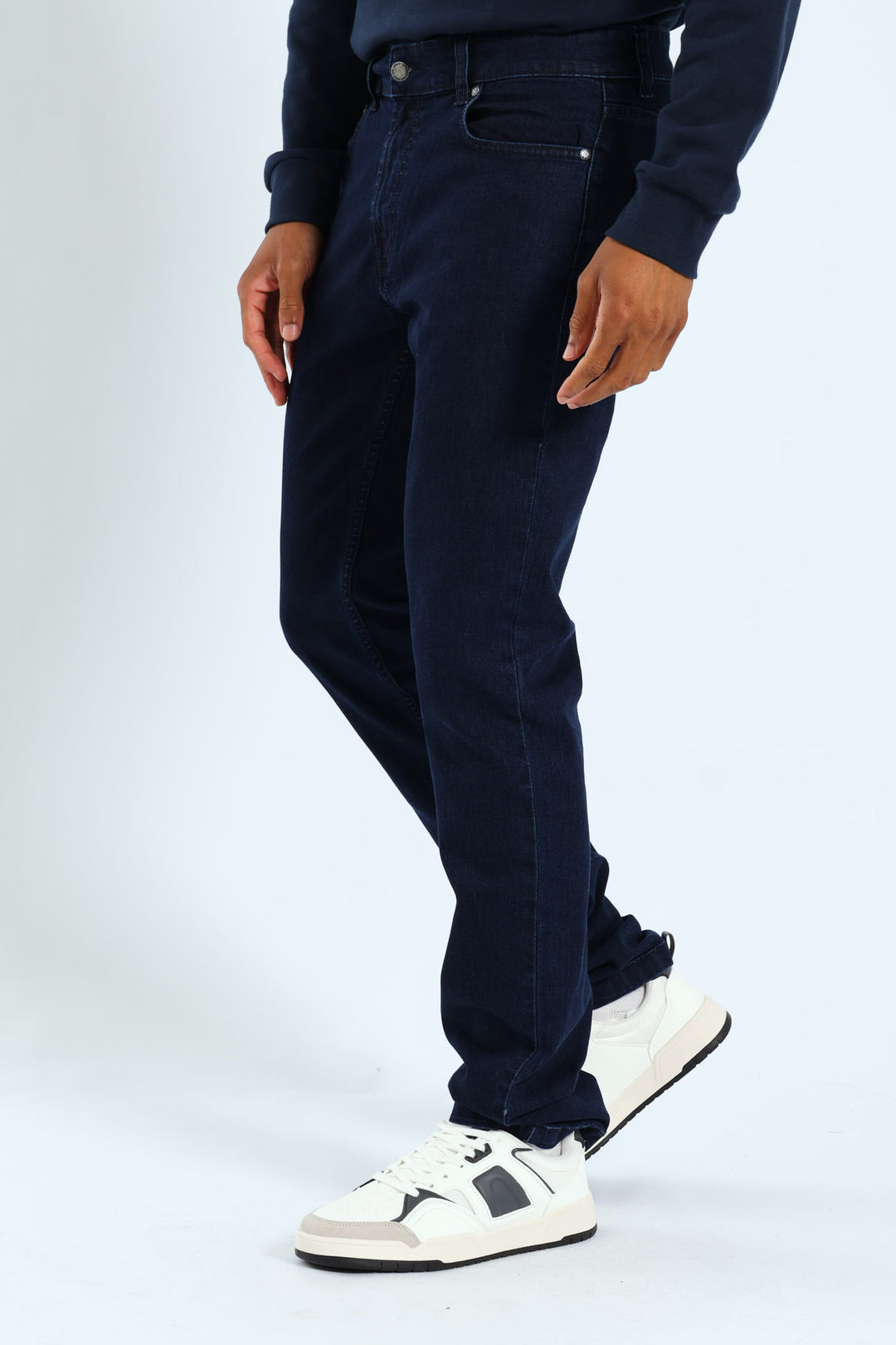 Simon Straight Leg Denim - Blue/Black