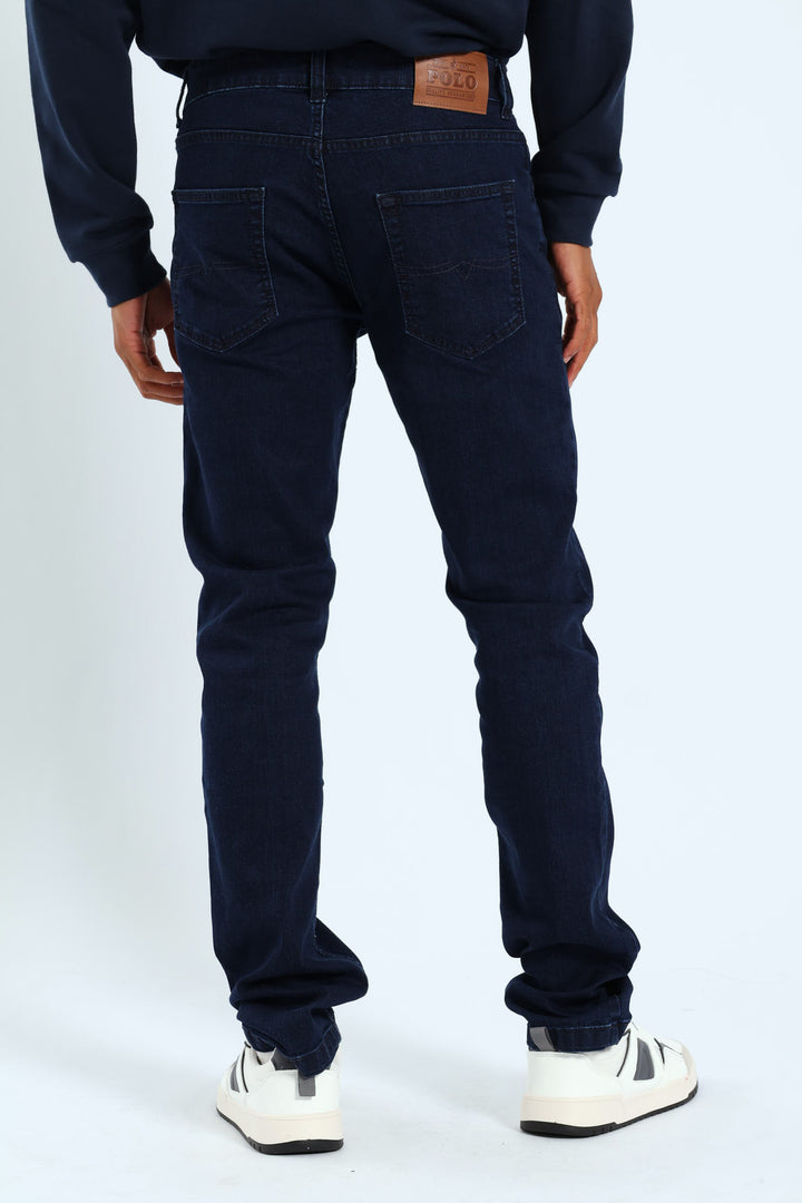 Simon Straight Leg Denim - Blue/Black