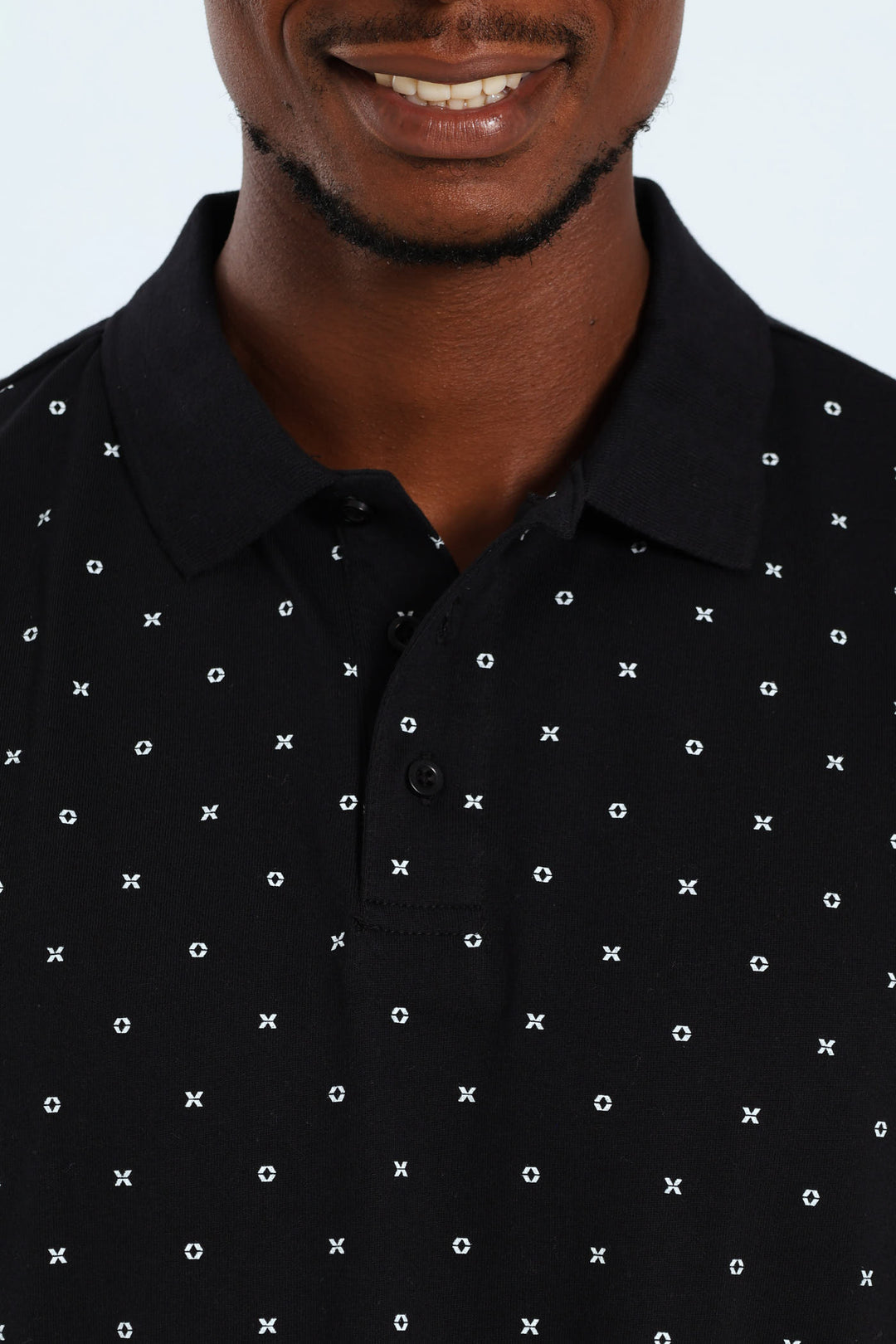 Noughts & Crosses Print Golfer - Black