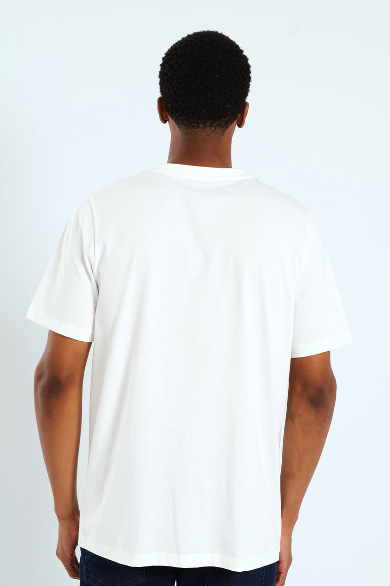 Graphics Execution Tee - White