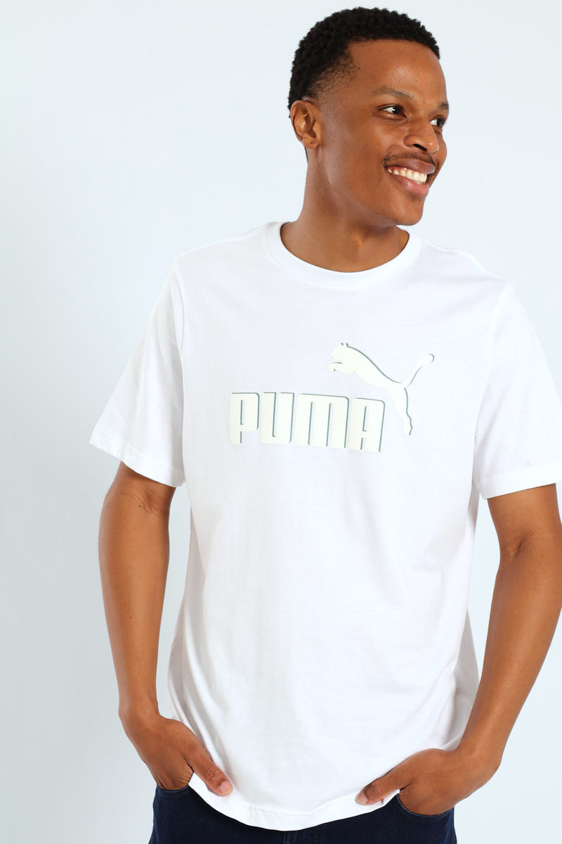 Graphics Rubber Print Tee - White