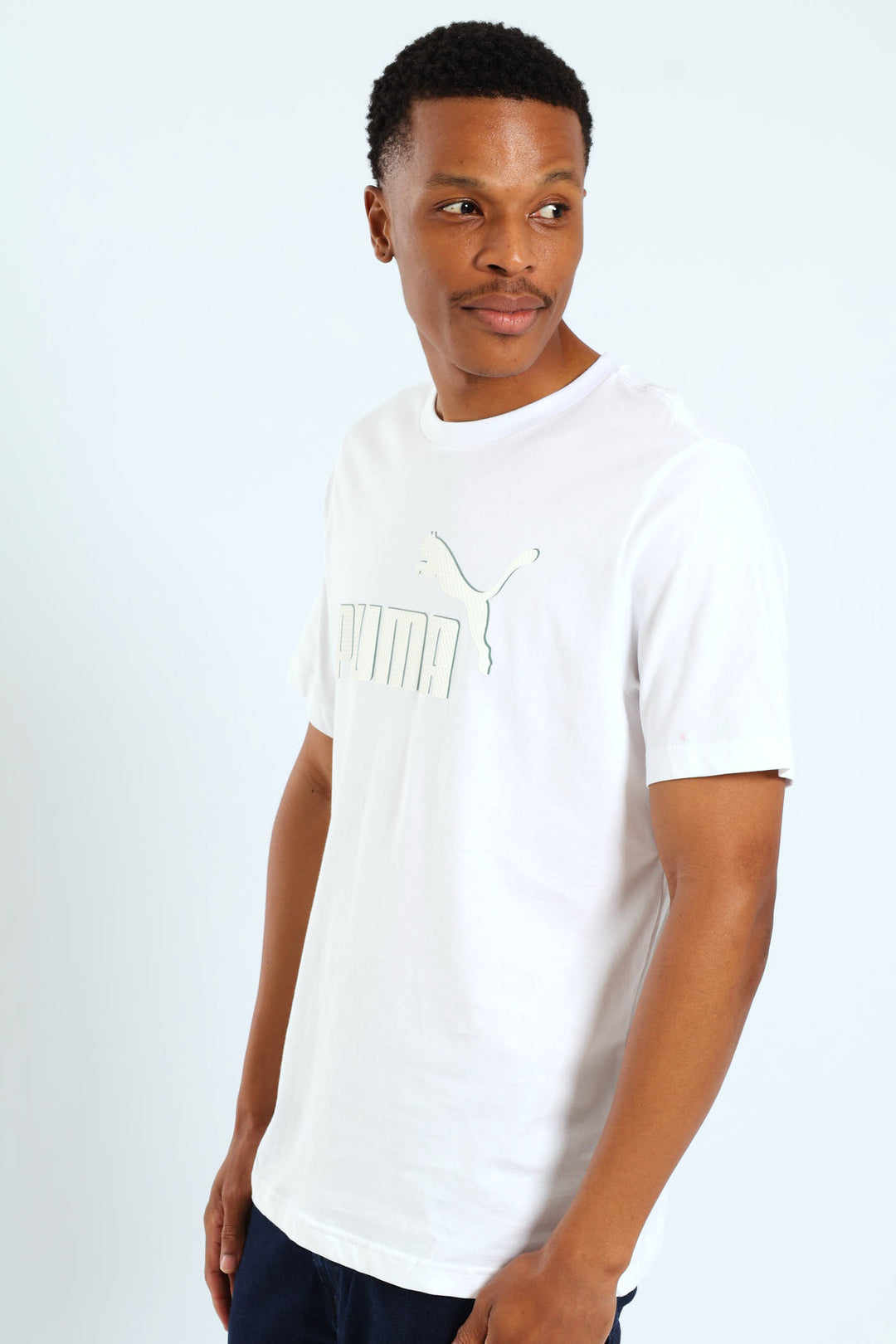 Graphics Rubber Print Tee - White