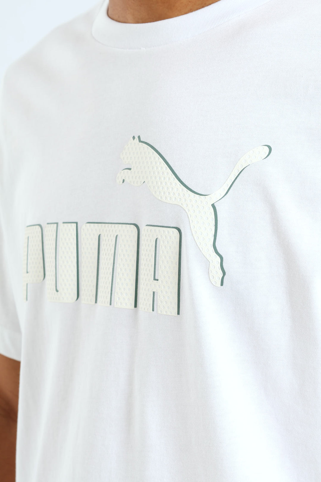 Graphics Rubber Print Tee - White