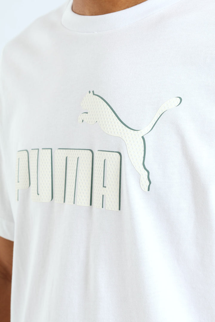 Graphics Rubber Print Tee - White