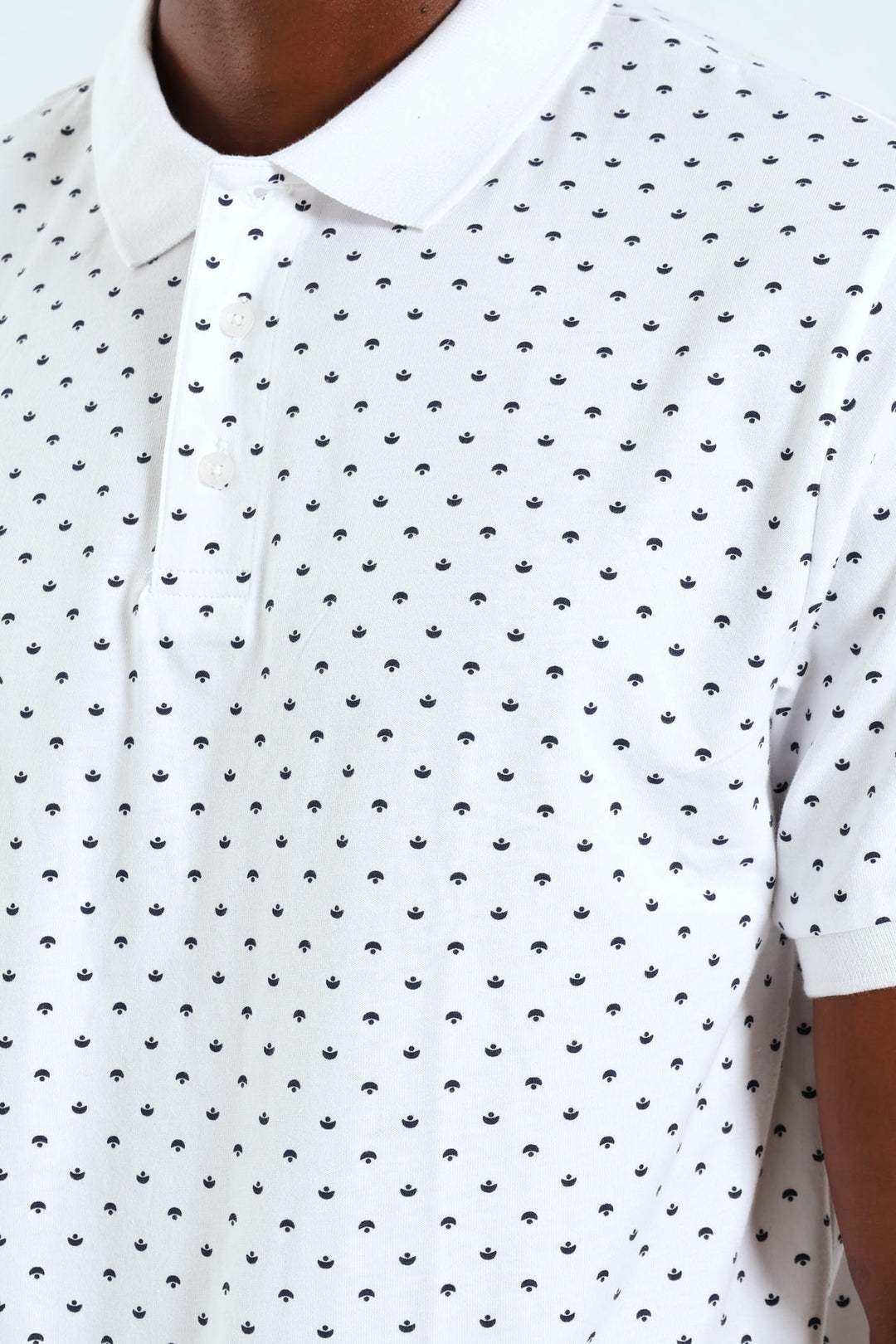 Signal Print Golfer - White