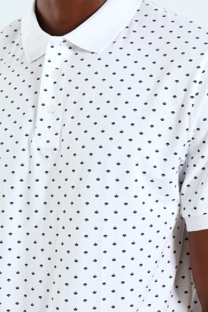 Signal Print Golfer - White