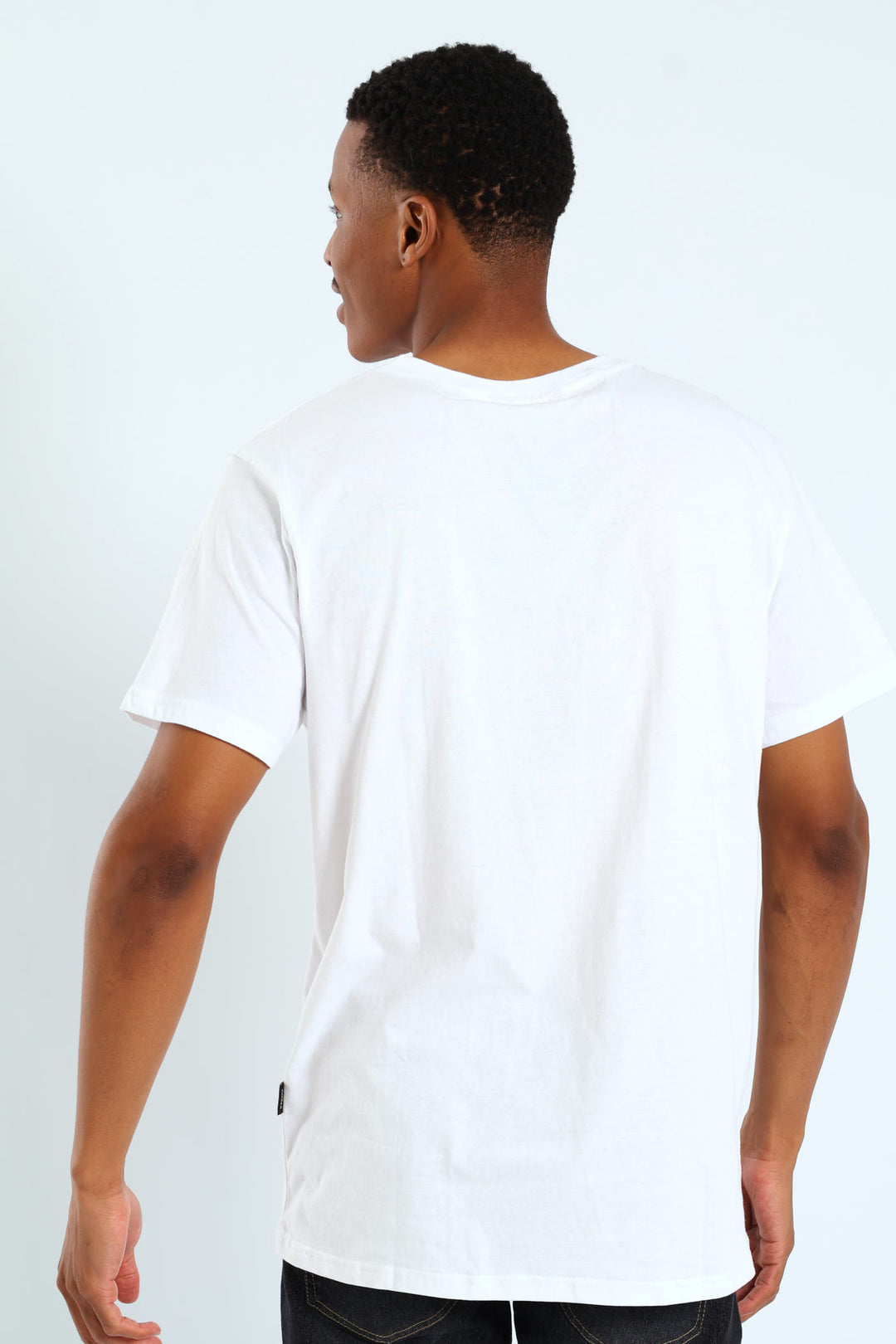 Basic Print Tee - White