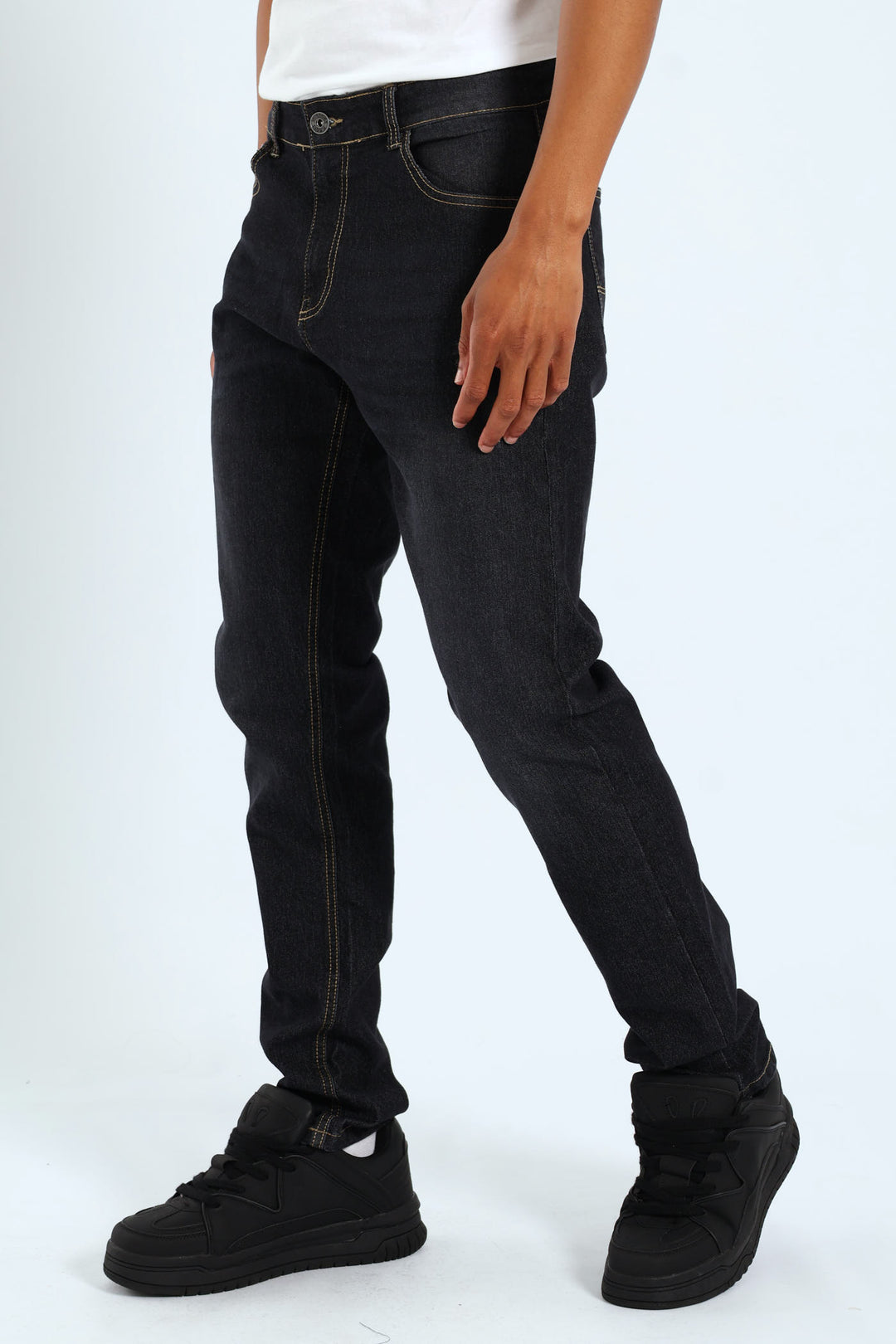 Slim Basic Denim Jean - Blue/Black