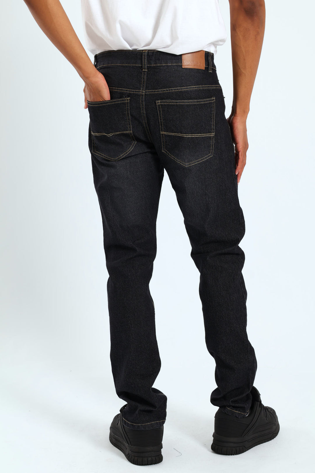 Slim Basic Denim Jean - Blue/Black