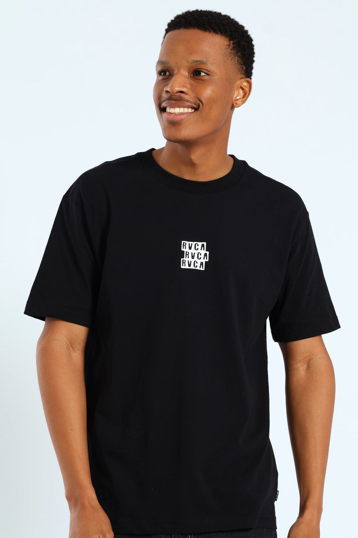 Blocked Tee - Black
