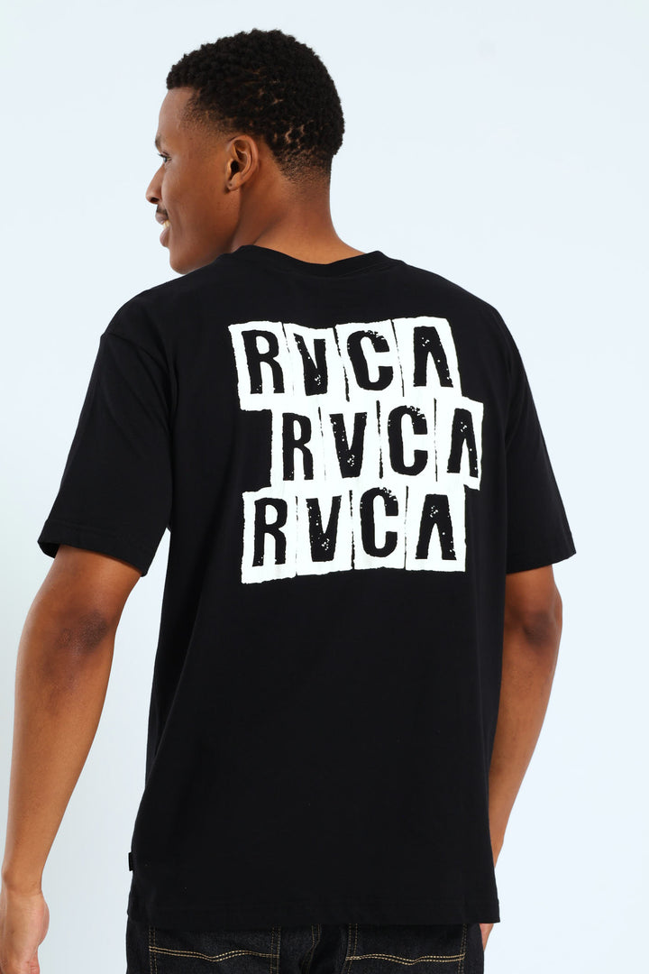 Blocked Tee - Black