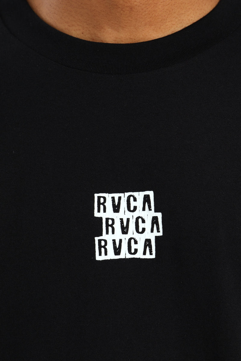 Blocked Tee - Black