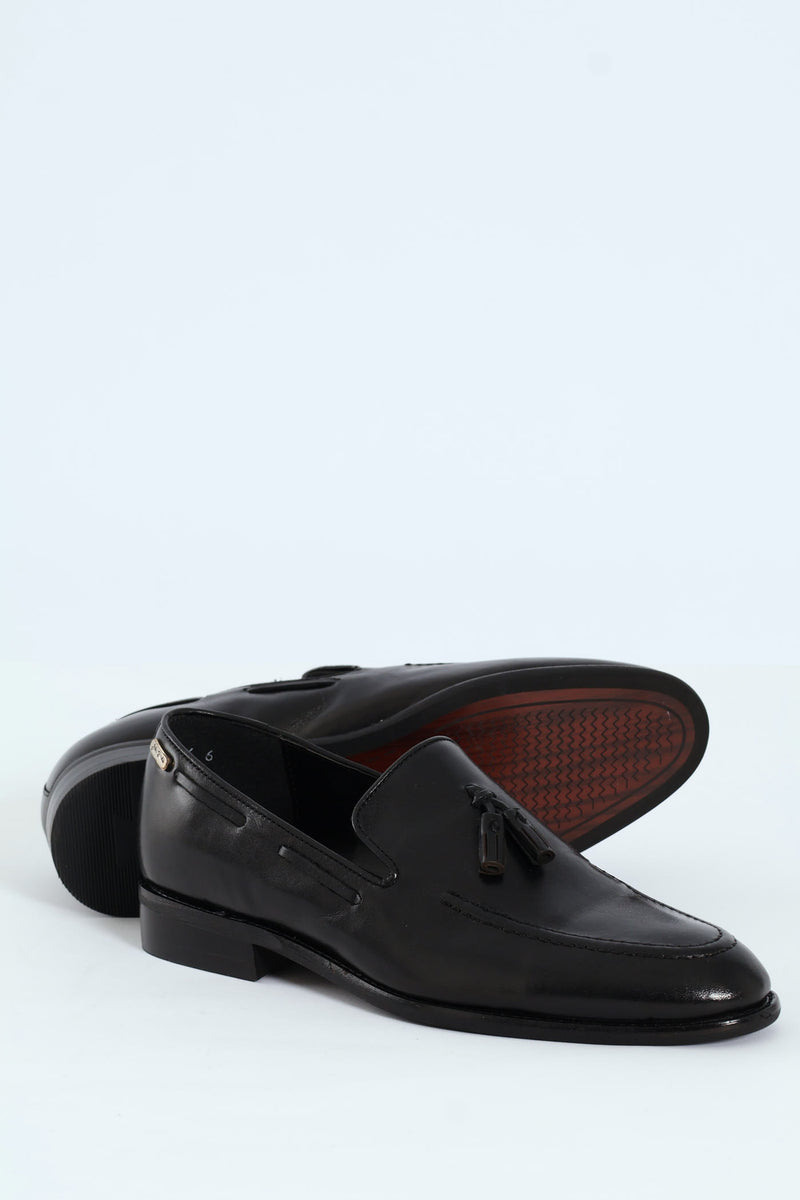 Tassle Loafer - Black