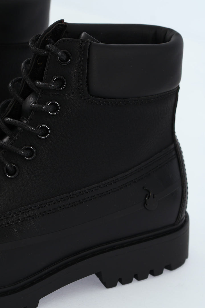 Timba 14 Lace Up Boot - Black