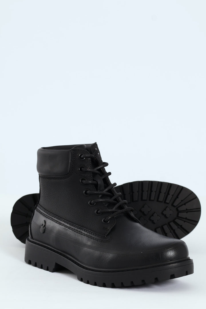 Timba 14 Lace Up Boot - Black