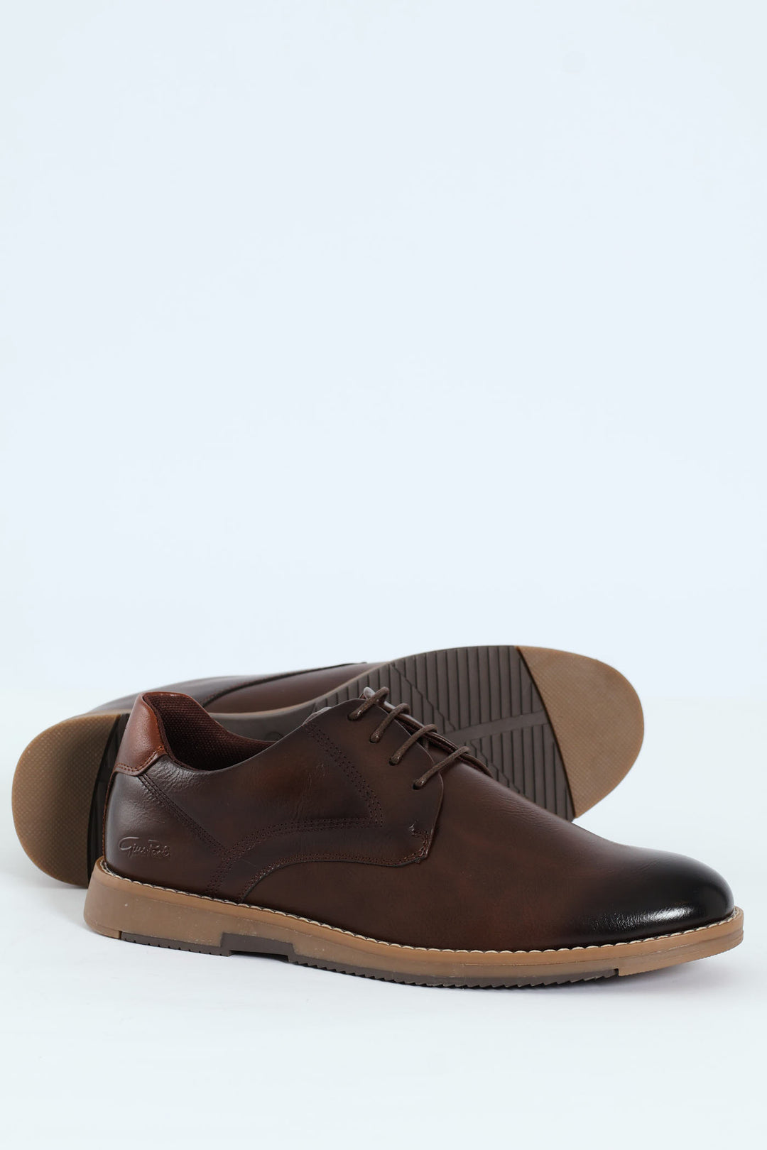 Smart Casual Derby Shoe - Brown