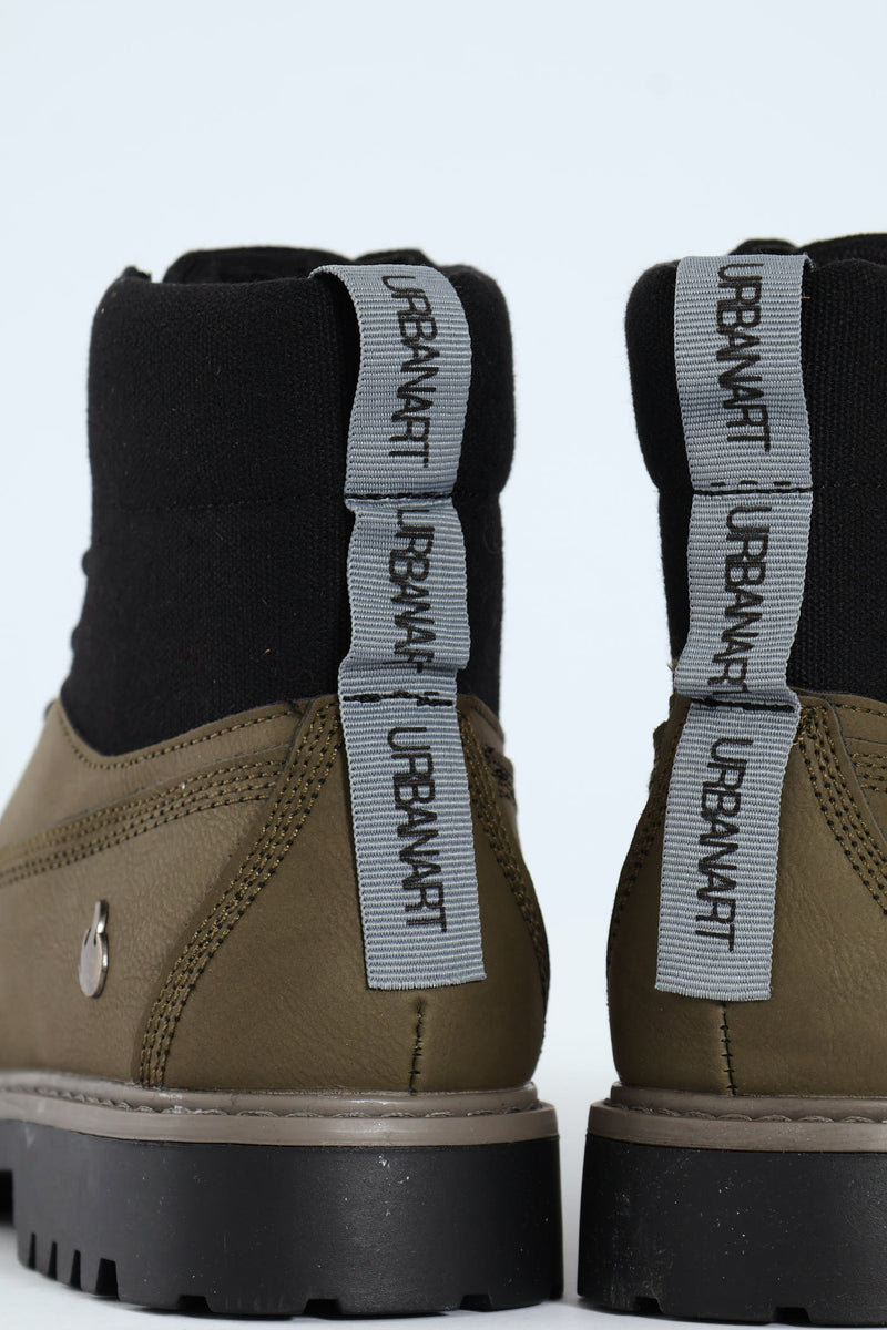 Timba 3 Nubuck Canvas Combo Boot - Olive