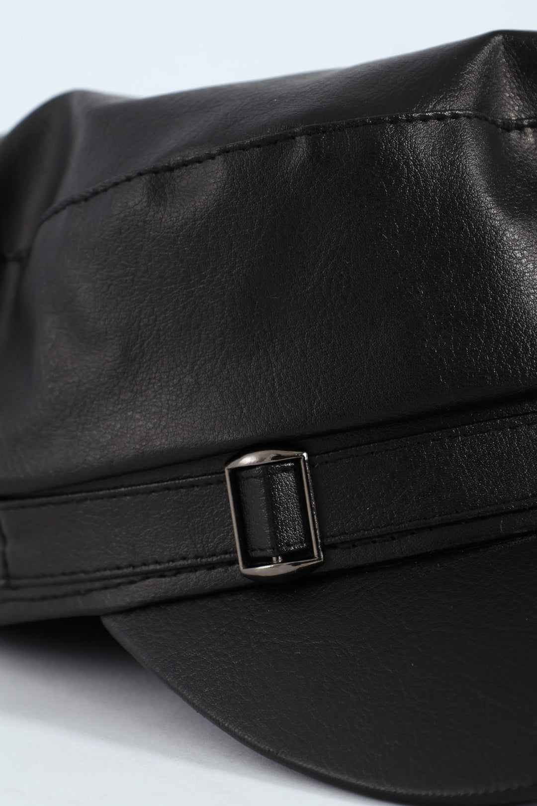Pu Bakerboy Hat - Black
