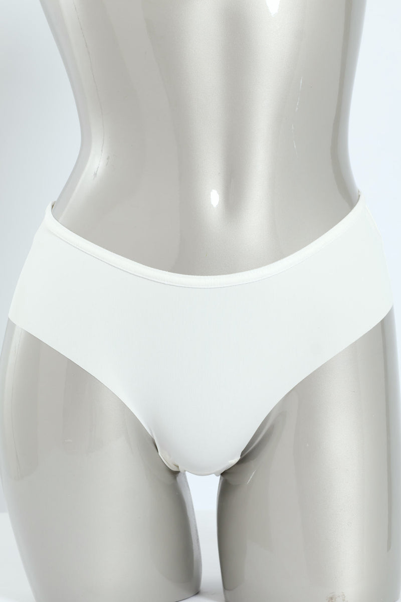 3 Pack Lazer Cut Boyleg Panties - Mocha/Pink/Off White
