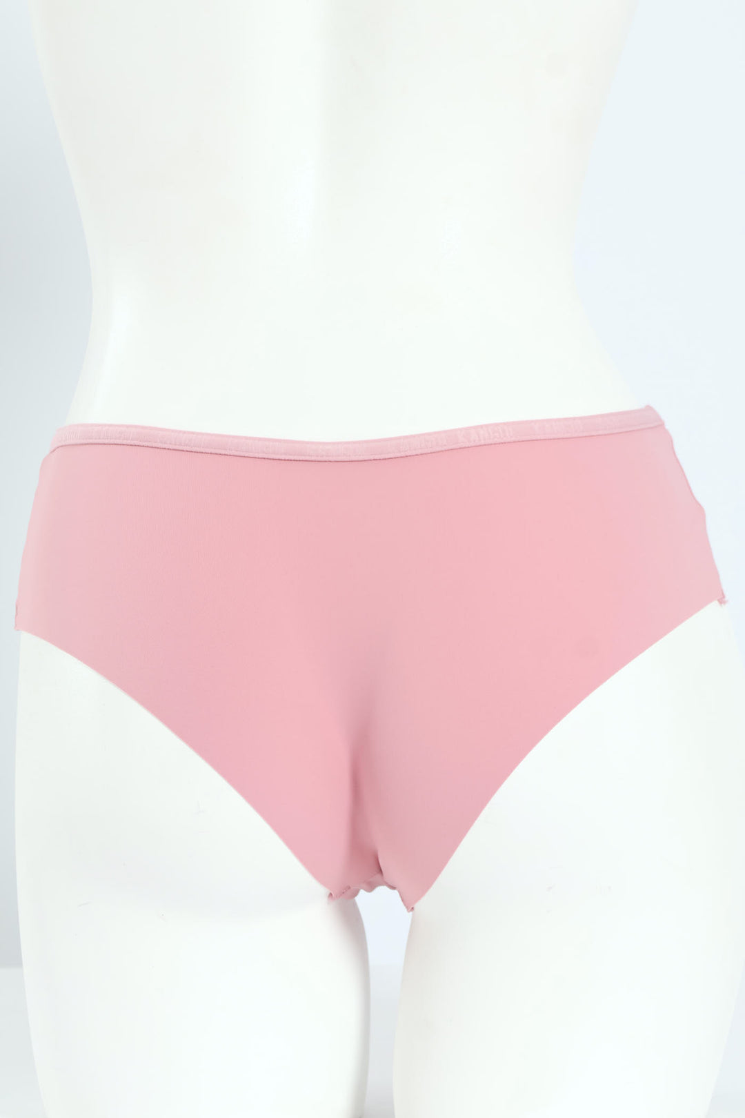3 Pack Lazer Cut Boyleg Panties - Mocha/Pink/Off White
