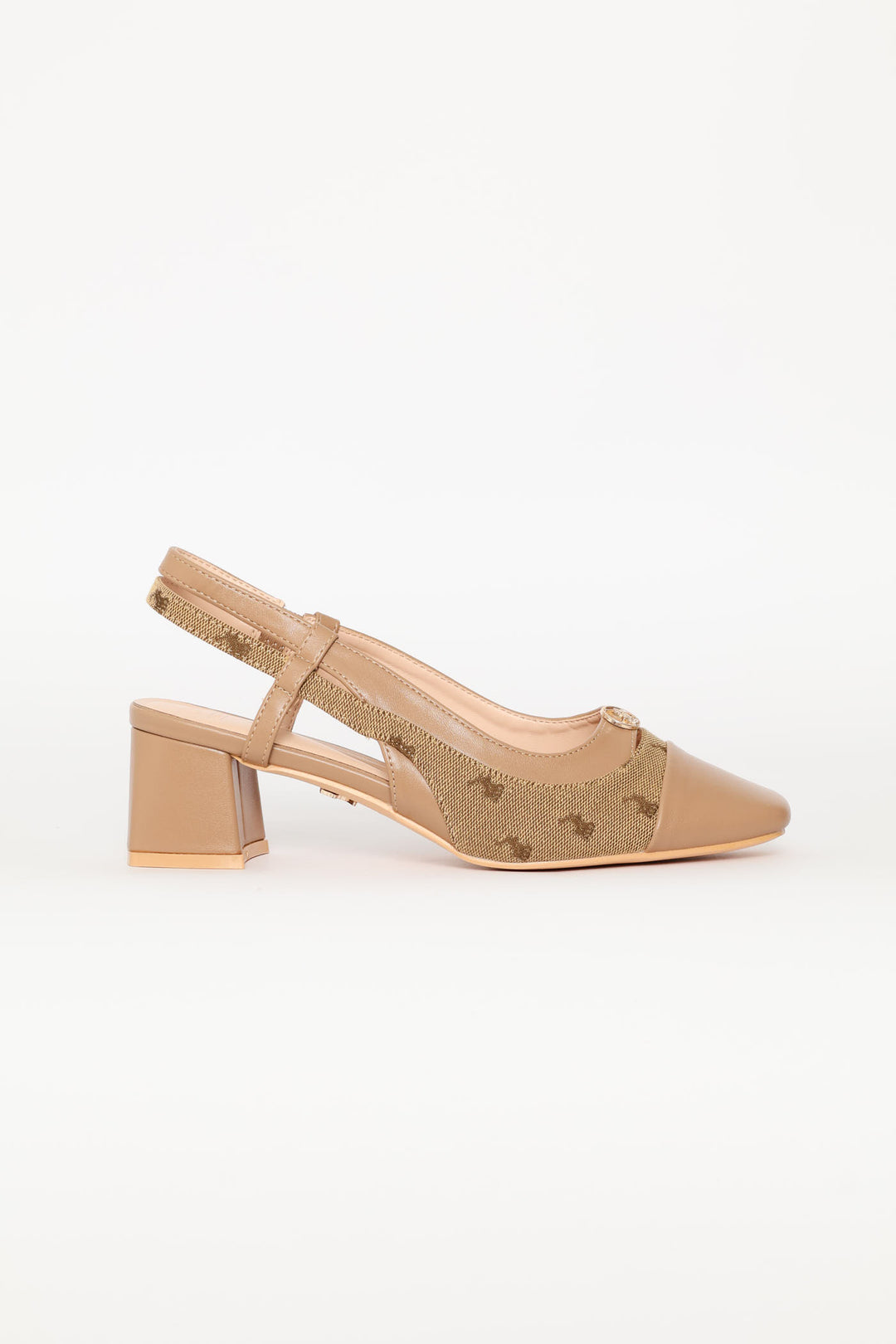 Slingback High Heel - Nude