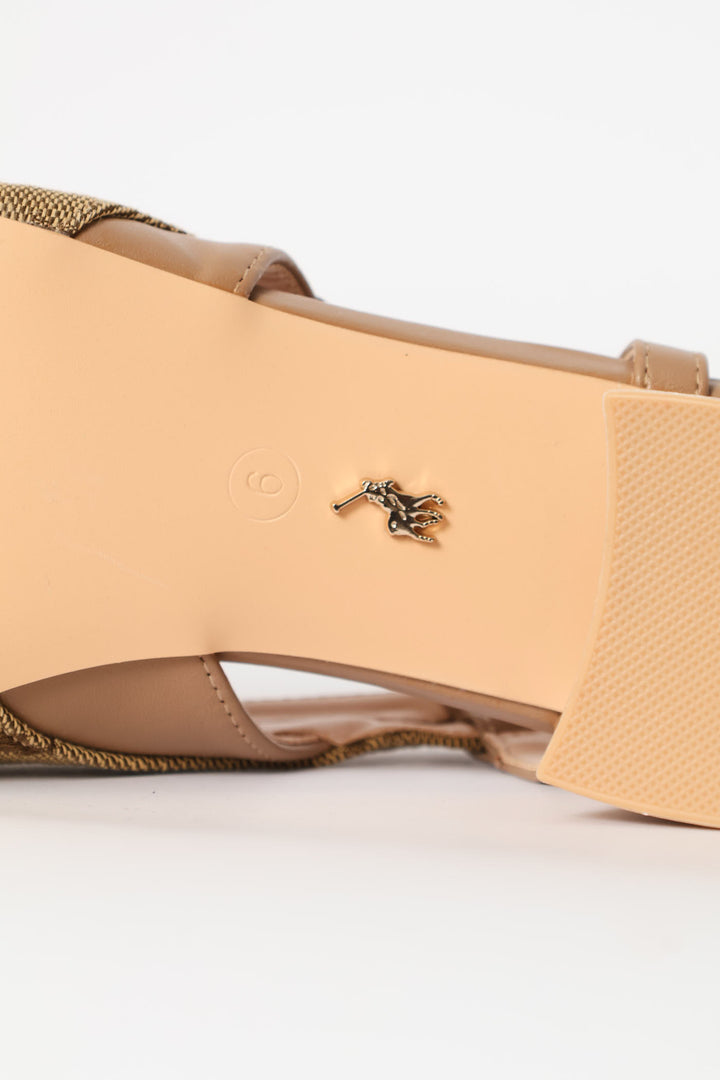 Slingback High Heel - Nude