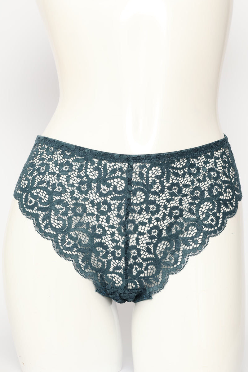 3 Pack Lace Brazilian Panties - Multi