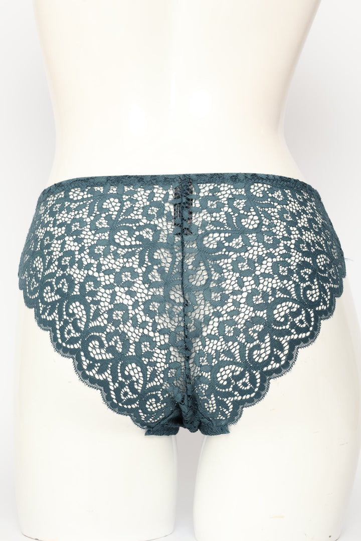 3 Pack Lace Brazilian Panties - Multi