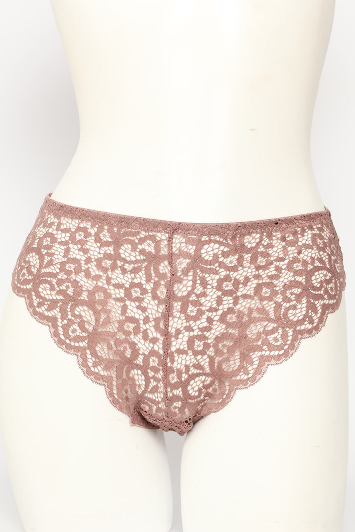 3 Pack Lace Brazilian Panties - Multi
