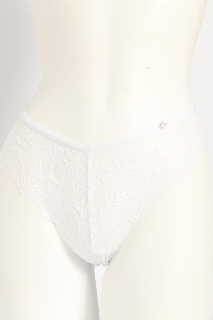 3 Pack Galloon Lace Brazilian Panties - Multi