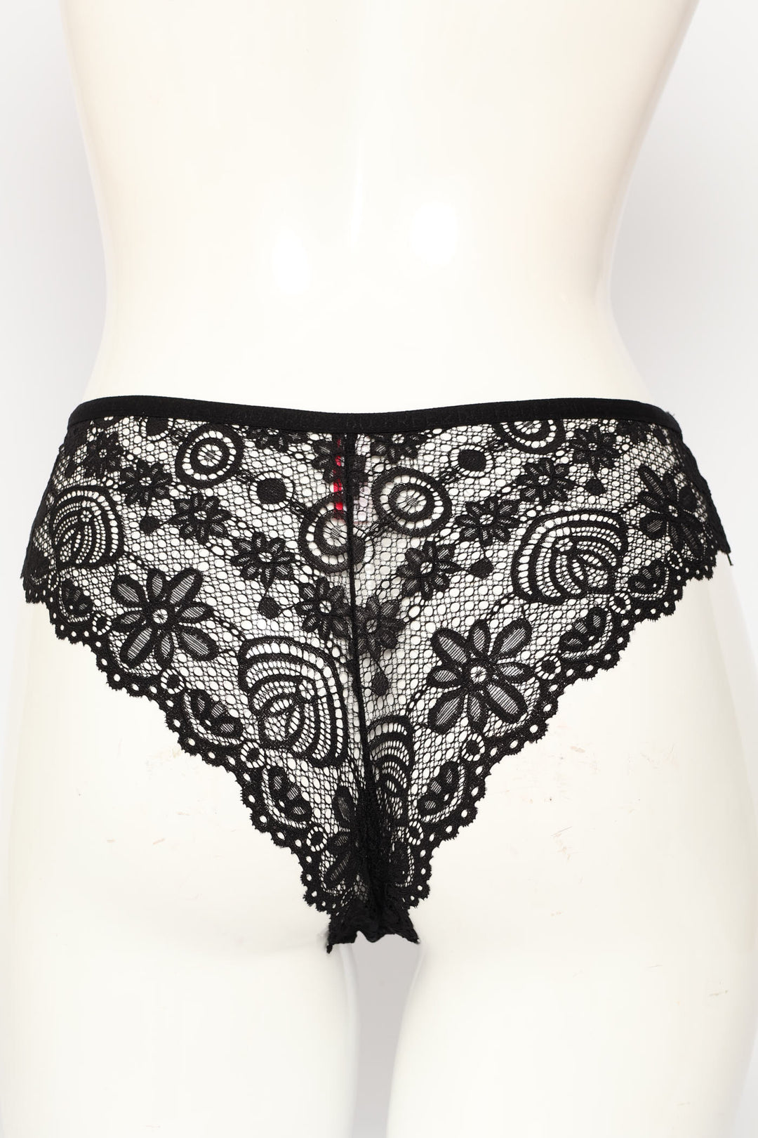 3 Pack Galloon Lace Brazilian Panties - Multi