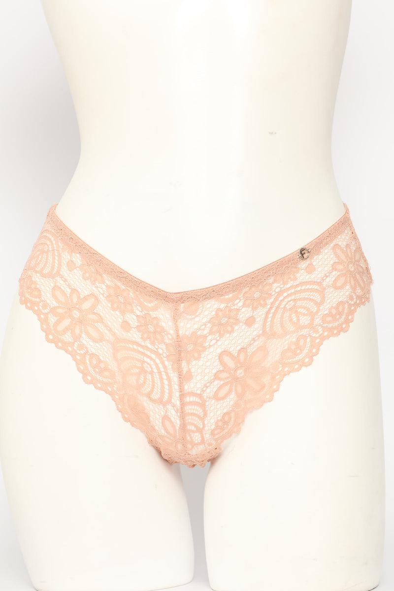 3 Pack Galloon Lace Brazilian Panties - Multi
