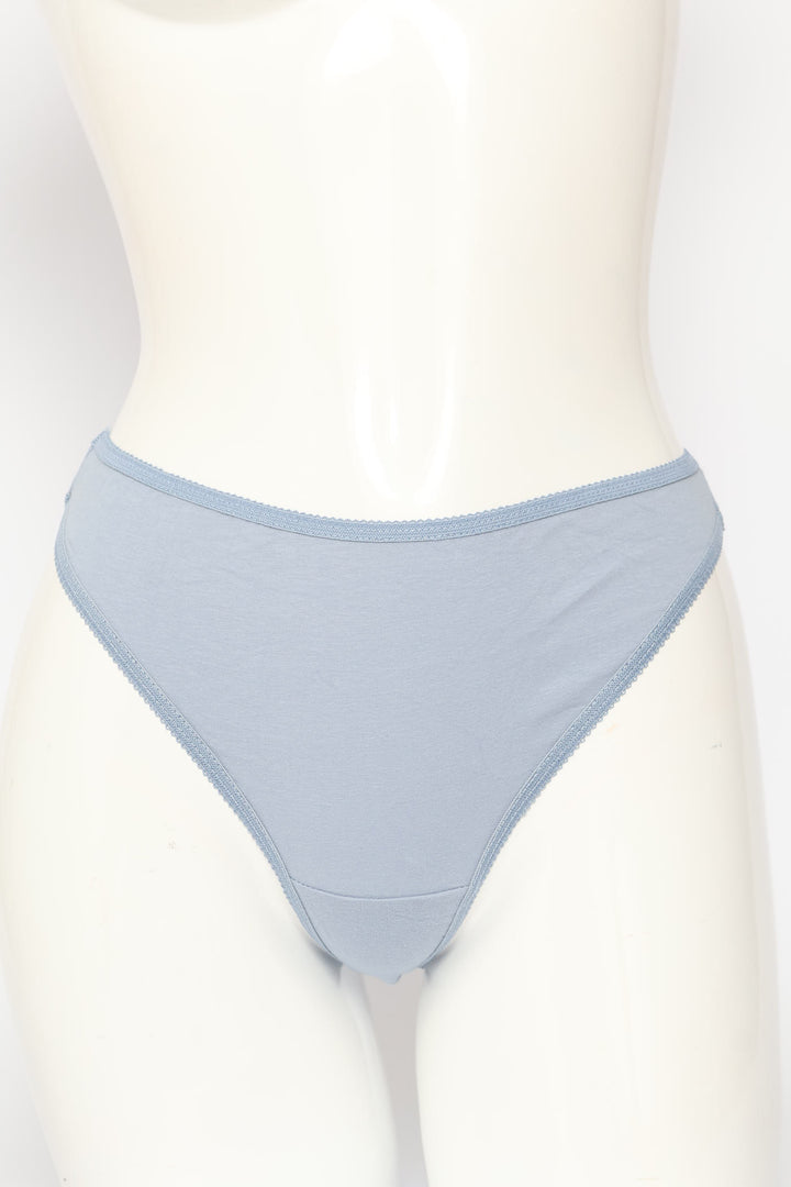 5 Pack Cotton Floral Thong Panties - Multi