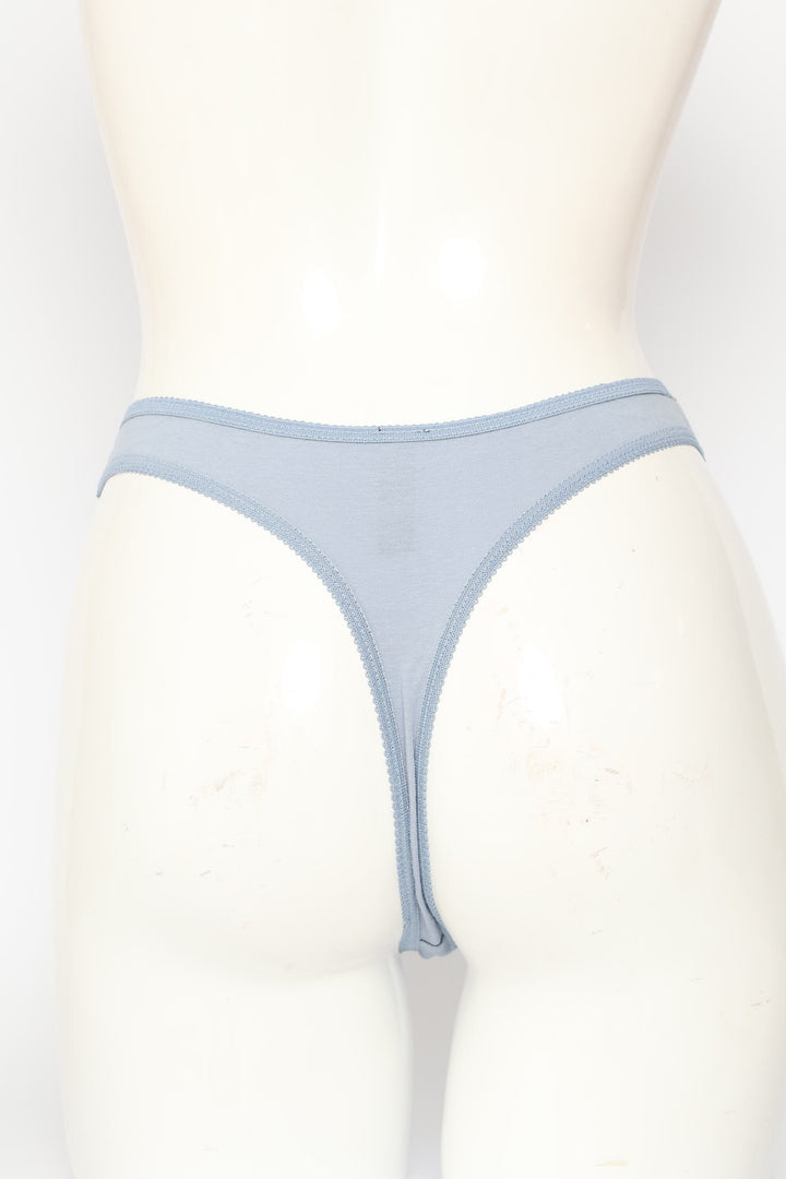 5 Pack Cotton Floral Thong Panties - Multi