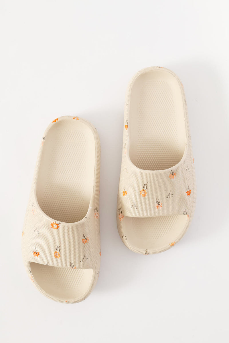 Printed Eva Mule Slide - Stone