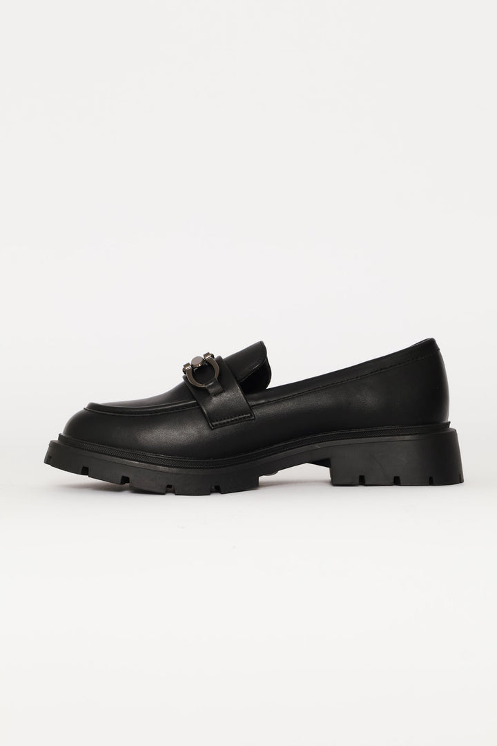 Buckle Loafer - Black